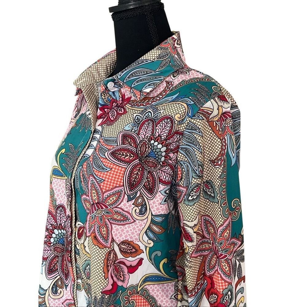 CherryBetty Paisley L/S Blouse/Top Small - Picture 4 of 12